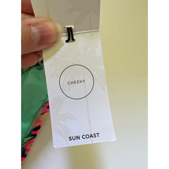 NWT Shade & Shore Women's Beach Cheeky Bikini Bottom Bright Multicolor XL - Picture 4 of 9